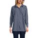 Women's No Iron Poplin Extra Long Tunic, Front