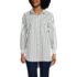 Women's No Iron Poplin Extra Long Tunic, Front