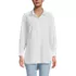 Women's No Iron Poplin Extra Long Tunic, Front