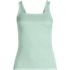 Women's Plus Size Wide Rib Tank Top, Front