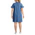Women's Plus Size TENCEL™ Fiber Shift Dress, Back