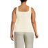 Women's Plus Size Wide Rib Tank Top, Back