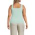 Women's Plus Size Wide Rib Tank Top, Back