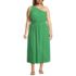 Women's Plus Size One Shoulder Crepe Midi Dress, Front