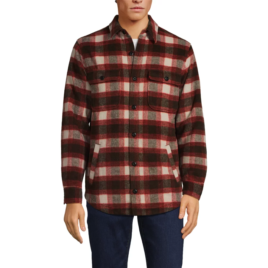Men's Super Brushed Shirt Jacket view 6