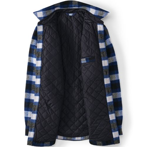 Aged Steel Heather/Blue Plaid