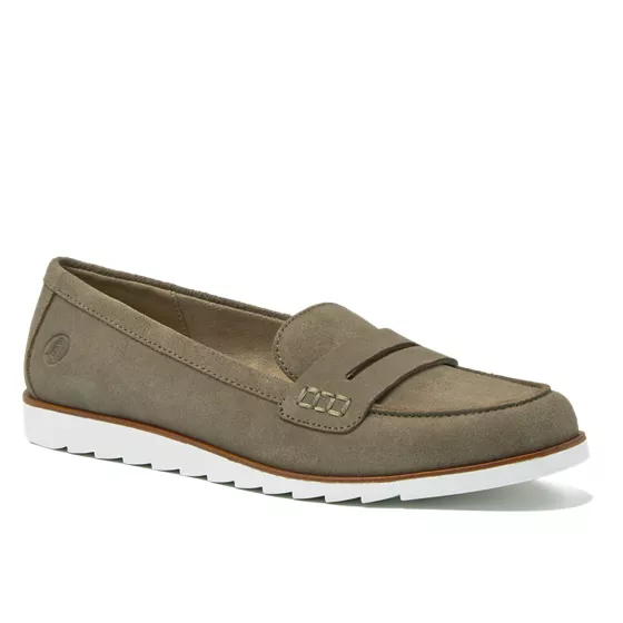 Women's Comfort Lug Sole Suede Loafers - primary