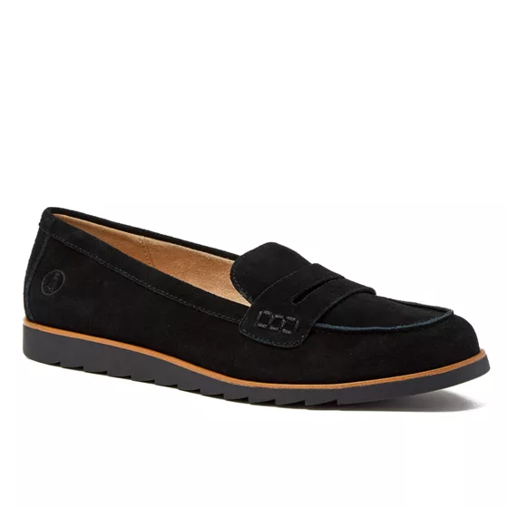 Women's Comfort Lug Sole Suede Loafers - primary