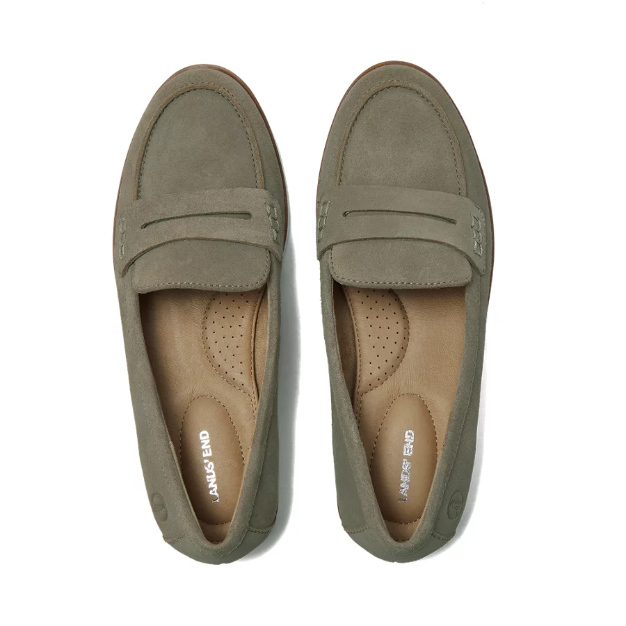 School Uniform Women's Comfort Lug Sole Suede Loafers