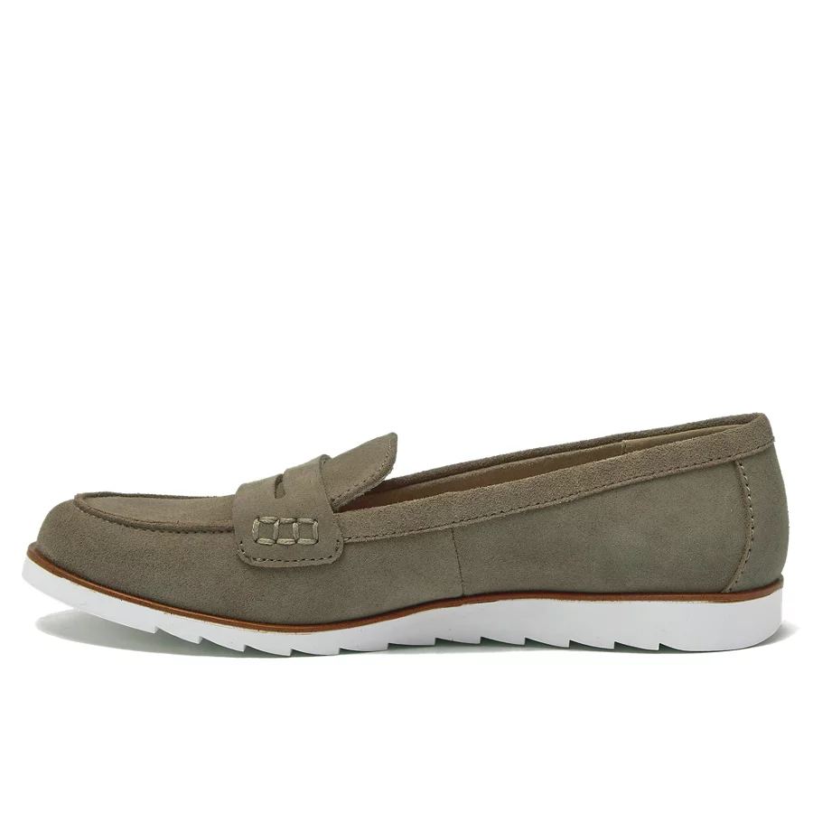 Women's Comfort Lug Sole Suede Loafers view 2