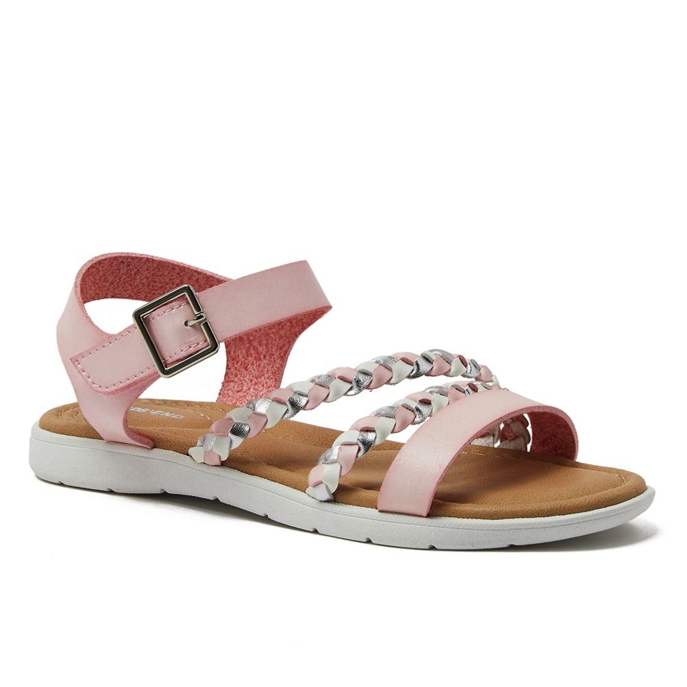 Kids Braided Easy On Dress Sandals | Lands' End