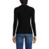 Women's Drapey Rib Skimming Long Sleeve Henley T-Shirt, Back