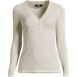 Women's Drapey Rib Skimming Long Sleeve Henley T-Shirt, Front