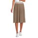 Women's Pull On Midi Sweater Skirt, Front