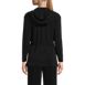 Women's Cupro Long Sleeve Full Zip Tunic Hoodie, Back