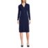 Women's Knit Rib Button Front Dress, Front