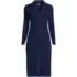 Women's Knit Rib Button Front Dress, Front