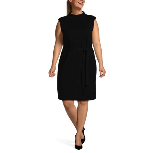 blue black dress reddit Button Detail Sweater Dress