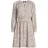 Women's Plus Size Chiffon Clip Dot Dress, Front