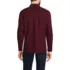 Men's Long Sleeve Textured Twill Utility Shirt, Back