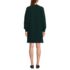 Women's Cotton Blend Cable Crew Neck Sweater Dress, Back