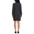 Women's Boucle Long Sleeve Raglan Mock Neck Sweater Dress, Back