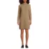 Women's Boucle Long Sleeve Raglan Mock Neck Sweater Dress, Front