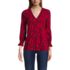 Women's 3/4 Sleeve Lightweight Jersey Button Front Top, Front