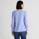 Women's 3/4 Sleeve Lightweight Jersey Button Front Top, Back