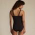 Women's Shirred One Shoulder High Leg One Piece Swimsuit, alternative image