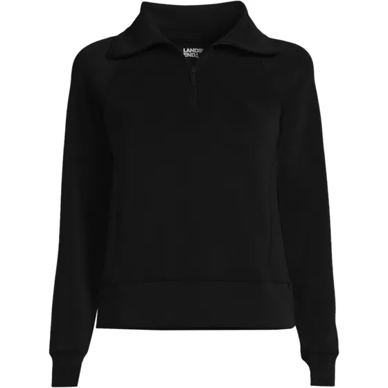 Women's Cupro Long Sleeve Half Zip Pullover - primary