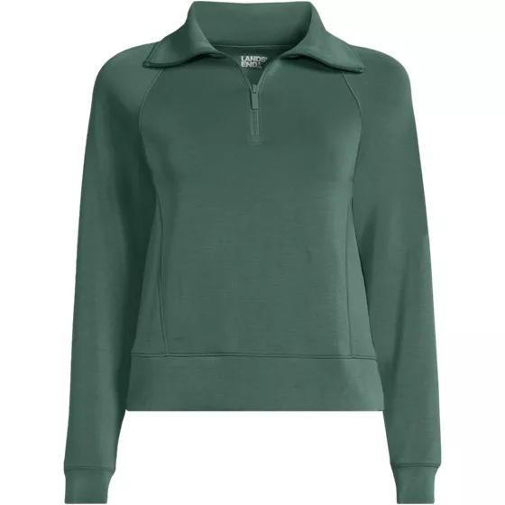 Women's Cupro Long Sleeve Half Zip Pullover - primary