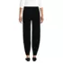 Cotton Blend Sweater Taper Pleated Pants, Back