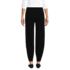 Cotton Blend Sweater Taper Pleated Pants, Back