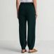 Cotton Blend Sweater Taper Pleated Pants, Back