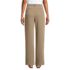 Women's Crepe High Rise Pleated Wide Leg Pants, Back