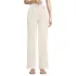 Women's Crepe High Rise Pleated Wide Leg Pants, Front