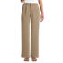 Women's Crepe High Rise Pleated Wide Leg Pants, Front