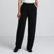 Women's Crepe High Rise Pleated Wide Leg Pants, Front