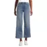 Women's Recover Denim High Rise Wide Leg Crop Jeans, Front
