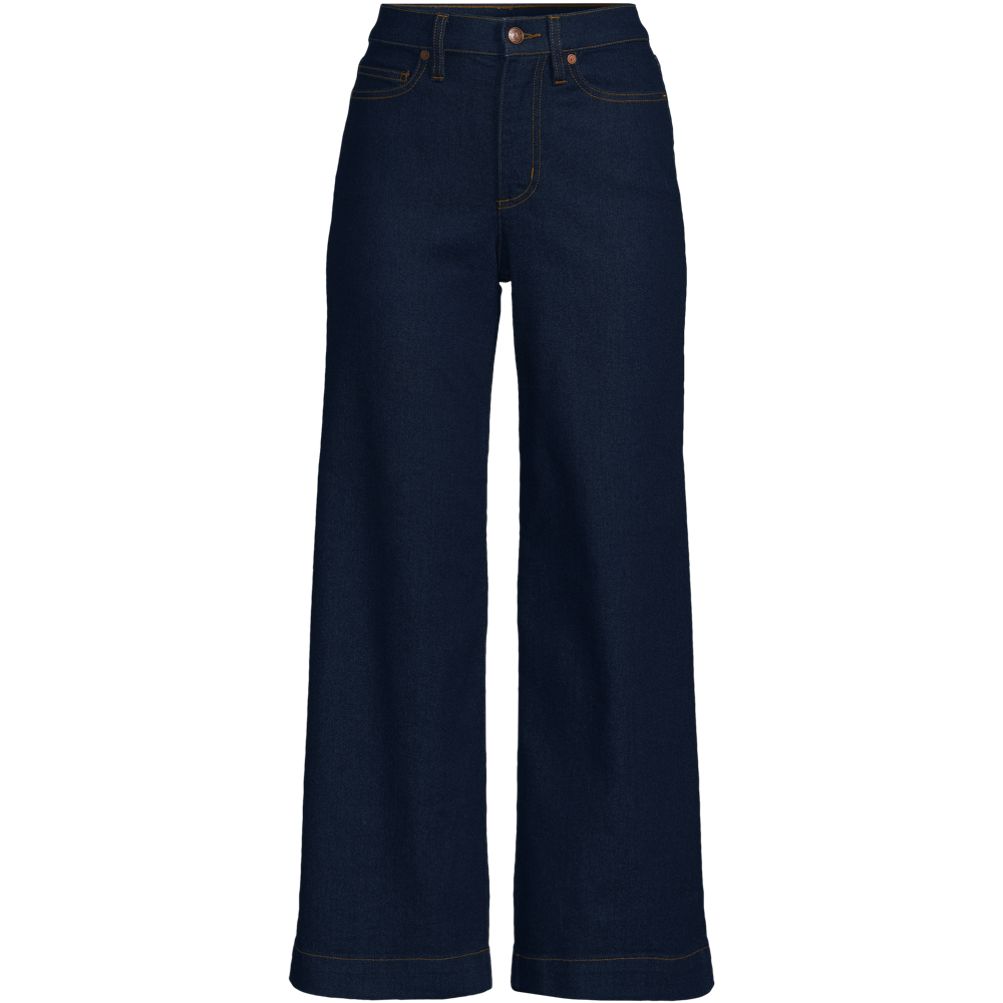 Lands end wide leg jeans best sale