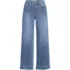 Women's Recover Denim High Rise Wide Leg Crop Jeans, Front