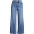 Women's Petite Recover Denim High Rise Wide Leg Crop Jeans, Front