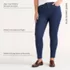 Women's Plus Size High Rise Stretch Denim Skinny Jeans, alternative image