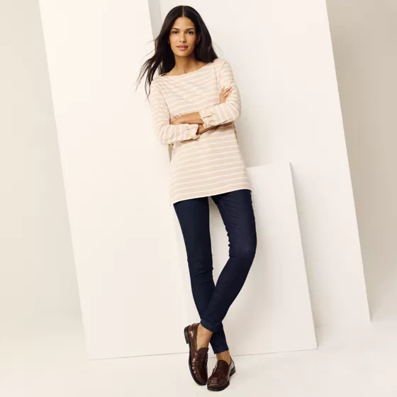 Women's High Rise Stretch Denim Skinny Jeans - primary