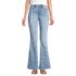 Women's Petite Recover Denim High Rise Skinny Flare Jeans, Front