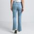 Women's Petite Recover Denim High Rise Skinny Flare Jeans, Back