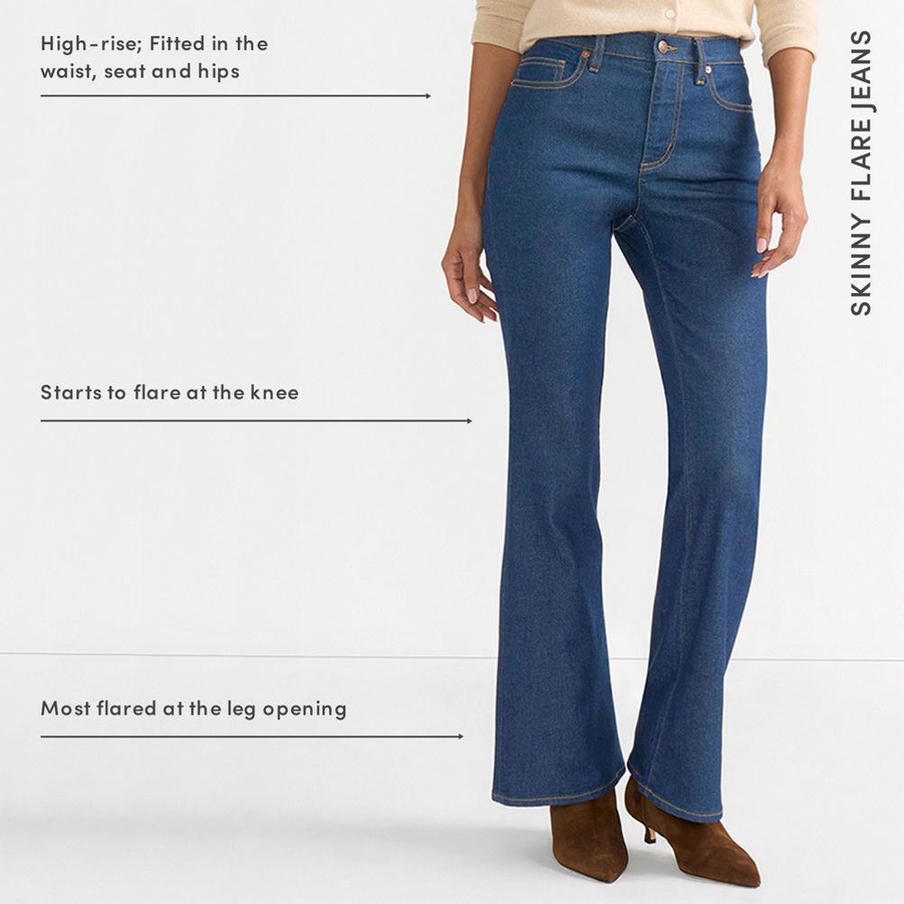 【EMIS】 ROSE SEMI-FLARE JEANS /追跡付 EMIS] 25SS (WOMENS) ROSE SEMI-FLARE JEANS