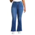 Women's Plus Size Recover Denim High Rise Flare Jeans, Front