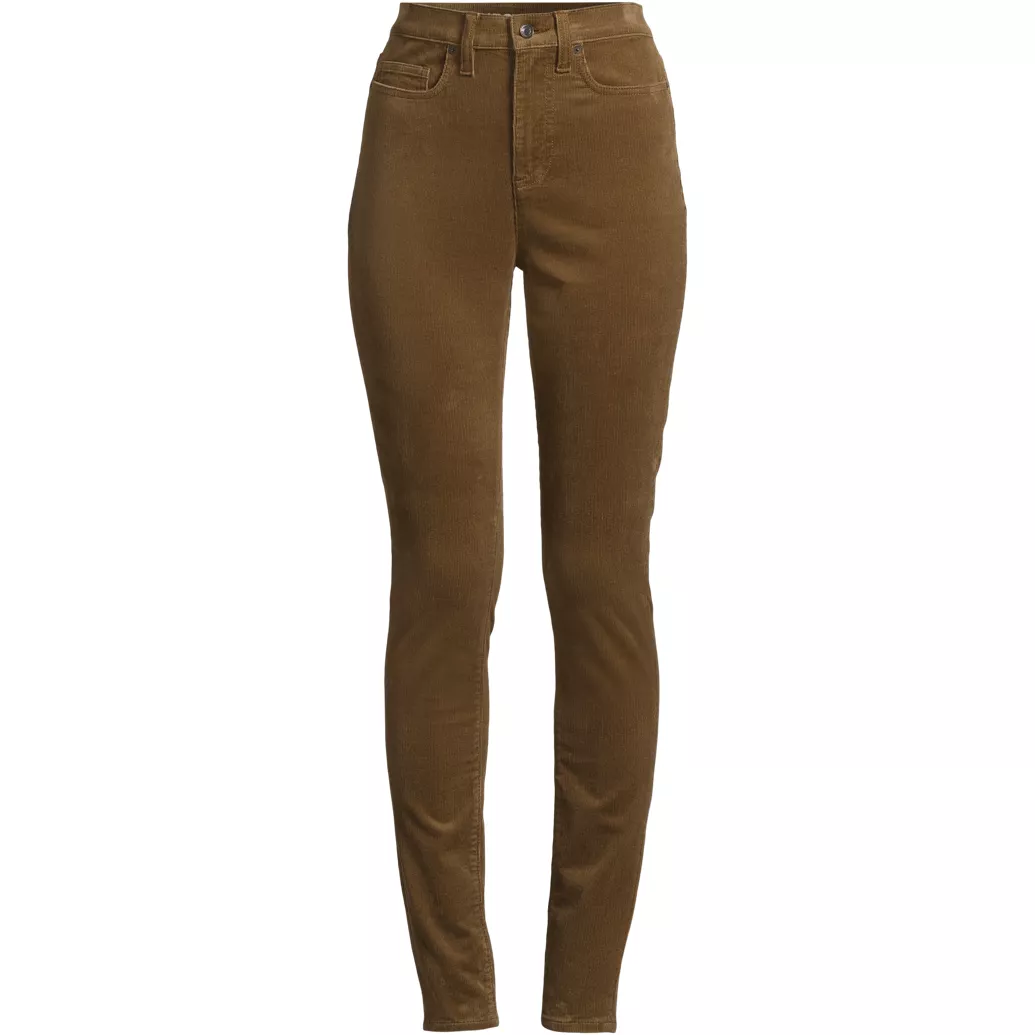 Women's Slender High Rise Corduroy Skinny Pants